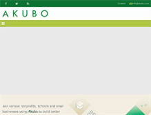 Tablet Screenshot of akubo.com